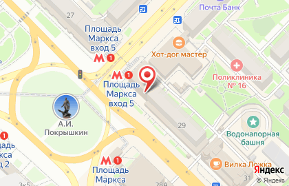Строительная компания в Новосибирске на карте