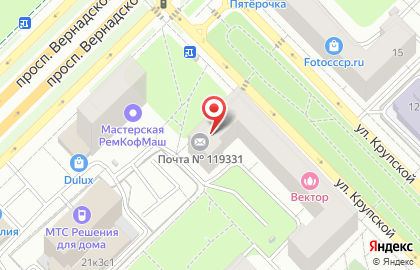 Магазин продовольственных товаров в Ломоносовском районе на карте