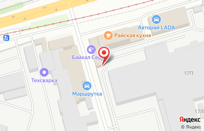 Транспортная компания Байкал Сервис в Засвияжском районе на карте
