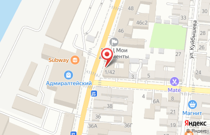 Мировые судьи Кировского района на Адмиралтейской улице на карте