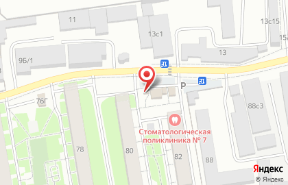 Продуктовый магазин в Красноярске на карте