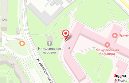 Детская Поликлиника на улице Советская 4 на карте