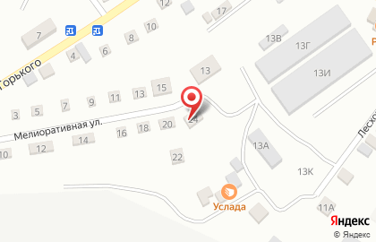 Кондитерская Услада на Мелиоративной улице на карте