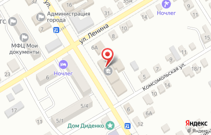 Центр предоставления государственных услуг и установления пенсий пенсионного фонда РФ в Волгоградской области №1 на Московской улице на карте