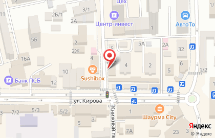 Коммерческий банк Ростфинанс в Книжном переулке на карте