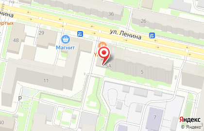 Салон красоты Комплимент на улице Ленина на карте