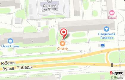 Кафе Cherry в Коминтерновском районе на карте