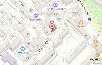 Бар Пиволей в Ереванском переулке на карте