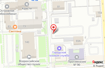Автостоянка в Челябинске на карте