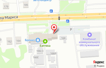 Торговая компания на улице Карла Маркса на карте