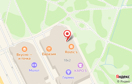 Ресторан быстрого питания Бургер Кинг на проспекте Большевиков на карте