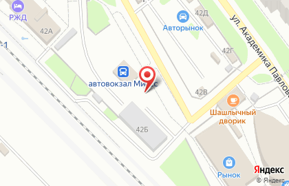 Магазин деревенского мяса на улице Академика Павлова на карте