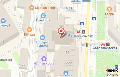 Школа лезгинки Гордость Кавказа в Даниловском районе на карте