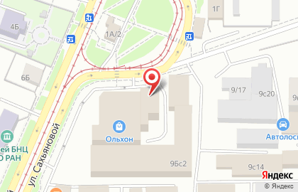 Оптово-розничный торговый центр Фактор в Октябрьском районе на карте