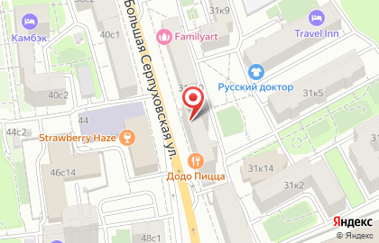 Кафе и киосков Стардог!s на Серпуховской на карте