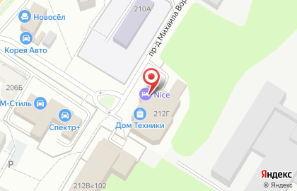 Nice hostel на карте