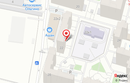 Атак в Железнодорожном на карте