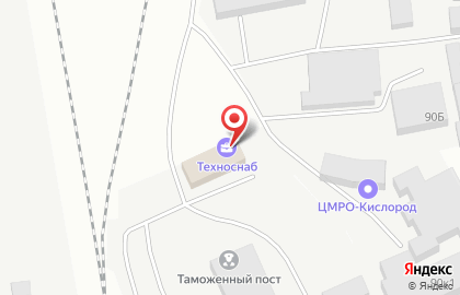 Белгородский таможенный пост на улице Константина Заслонова на карте