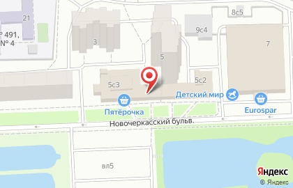 Мировые судьи района Марьино на Новочеркасском бульваре на карте