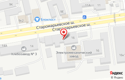 Вюрт-Русь на Старомарьевском шоссе на карте