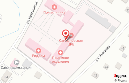 Сармановская центральная участковая больница на карте