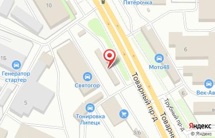 Магазин автоэмалей в Липецке на карте