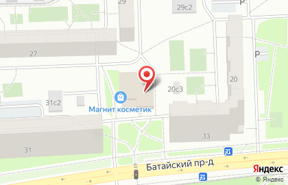 Детский хореографический ансамбль Мульти Пульти в Батайском проезде на карте