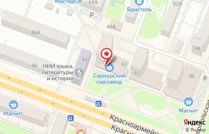 Акционерный коммерческий банк АК Барс на Красноармейской улице на карте