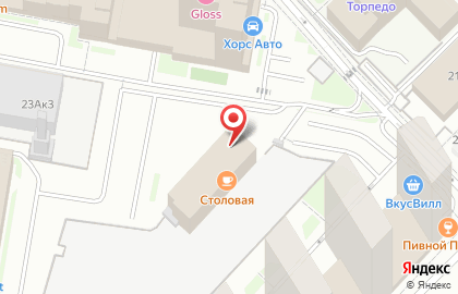 Столовая в Москве на карте