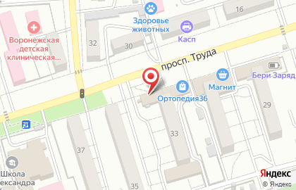 Магазин Новый дом в Воронеже на карте