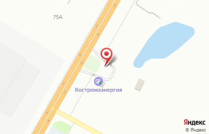 АЗС в Костроме на карте