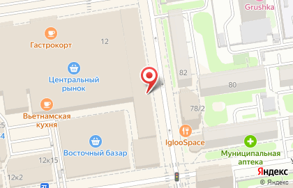 Киоск быстрого питания Good Food в Заельцовском районе на карте