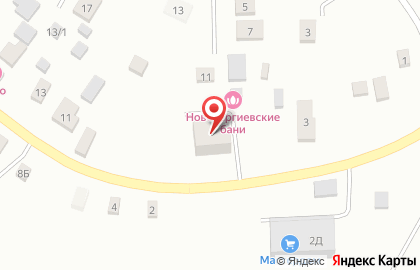 Новосергиевские бани на карте