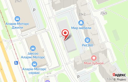 Шиномонтажная мастерская на Выборгском шоссе на карте