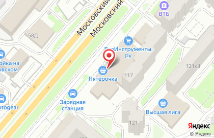 Банкомат Северный банк Сбербанка России на Московском проспекте на карте