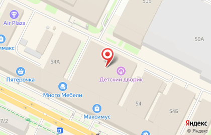 Зоомаркет на Октябрьском проспекте на карте