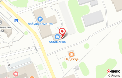 Автомойка в Мурманске на карте