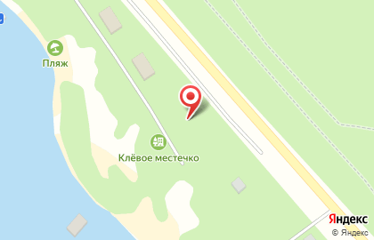 Турбаза Клёвое местечко в Саратове на карте