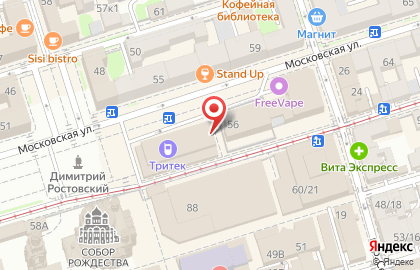 Косметическая компания Oriflame на Московской улице на карте