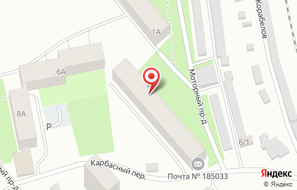 Почтовое отделение №33 на улице Антонова на карте