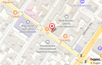 Министерство физической культуры и спорта Астраханской области на карте