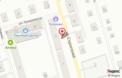 Салон-магазин МТС на улице Лукашевича на карте