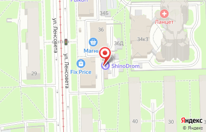Шиномонтажная мастерская ShinoDrom на карте
