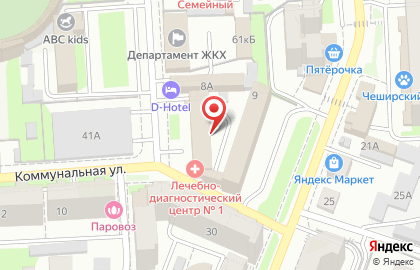 ИнкомСтрой на Коммунальной улице на карте