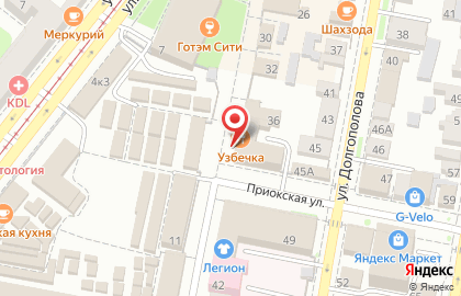 Магазин обуви на ул. Фильченкова на карте