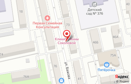 Biglion на улице Бажова на карте