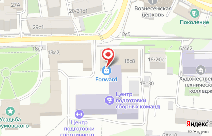 Федерация парашютного спорта России на улице Казакова на карте