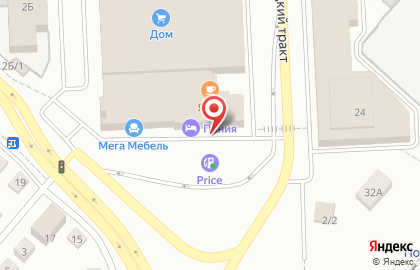Торговая компания Абсолют в Советском районе на карте