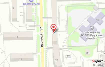 Сервисный центр Гранд сервис на улице Сурикова на карте