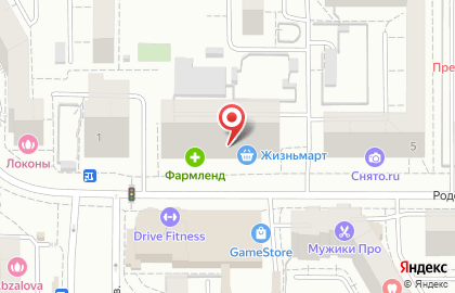Сеть зоомагазинов Заповедник на Родонитовой улице на карте